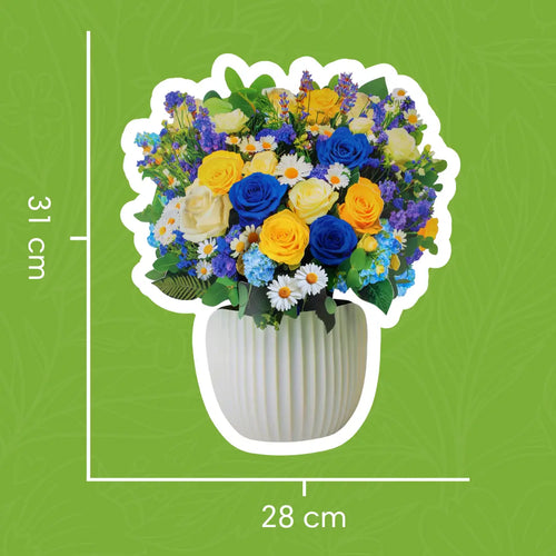 Cerulean Dream Pop-Up Bouquet