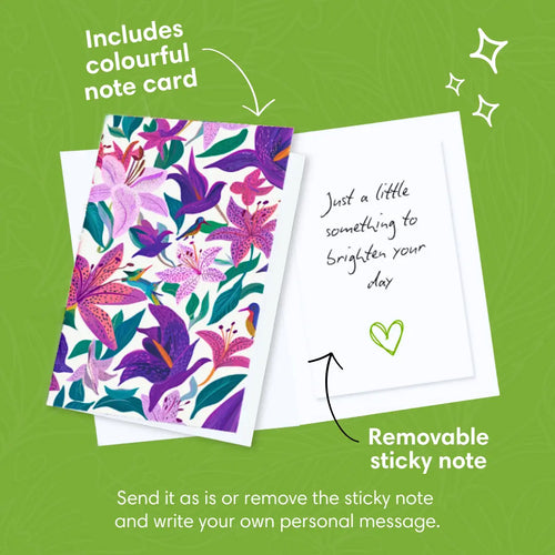 Spotted Lilies Pop-Up Bouquet