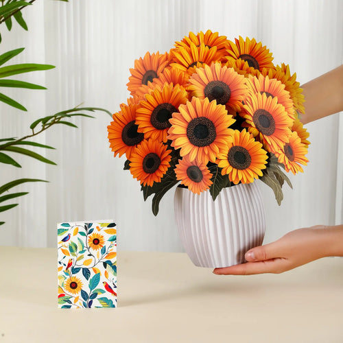 Sunflower Smiles Pop-Up Bouquet