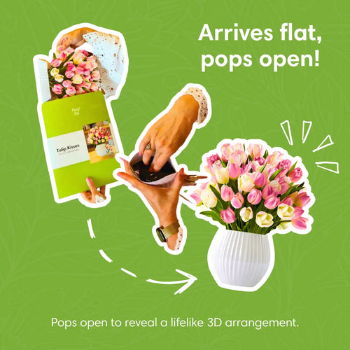 Tulip Kisses Pop-Up Bouquet